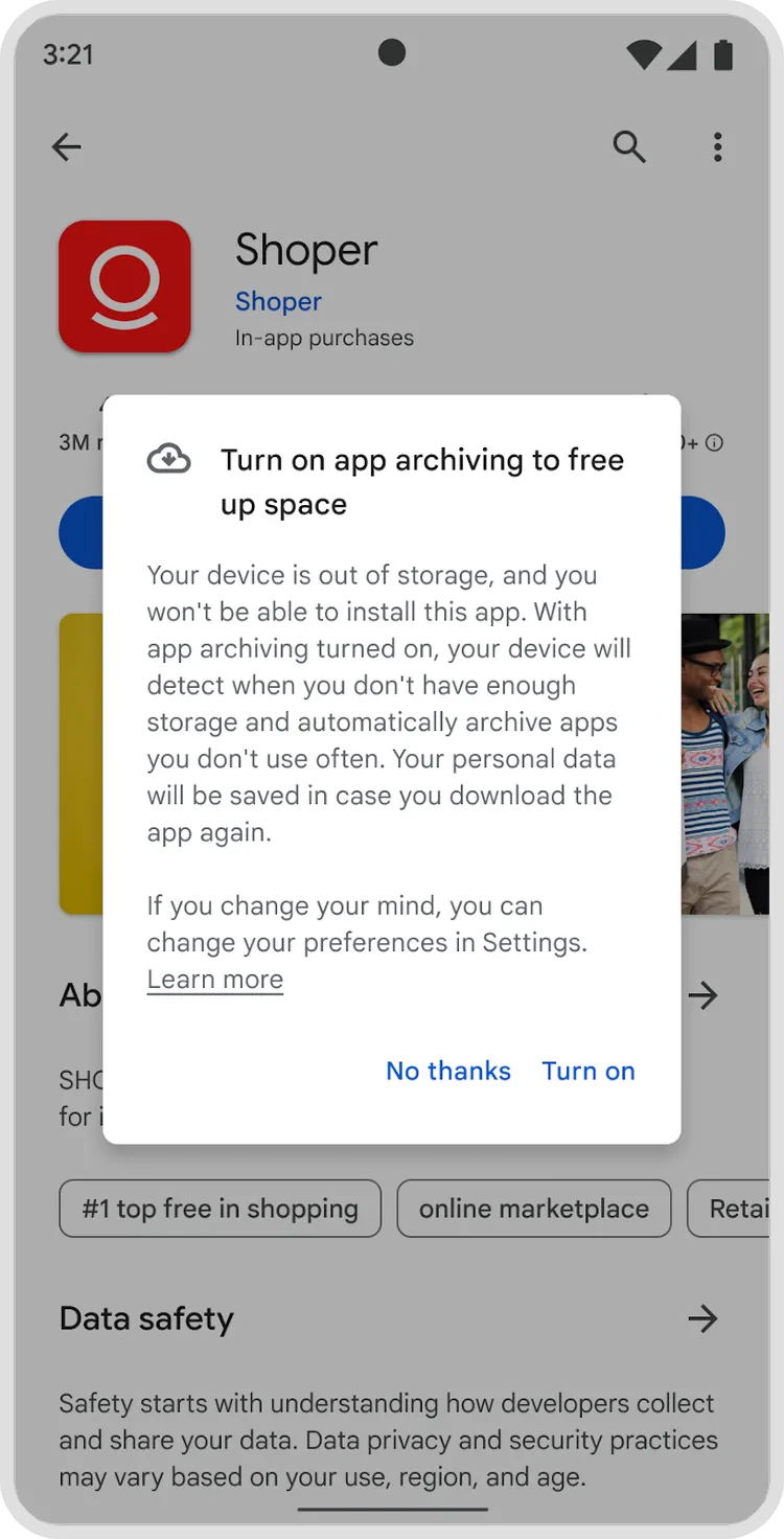 Google Play Enhances Archive Feature to Auto-Remove Low-Usage Apps While Retaining Data - 第1张