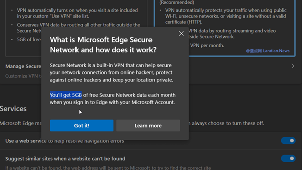 Microsoft Edge Amps Up User Privacy with a CloudFlare-powered VPN Service: A Leap from 1GB to 5GB Free Data