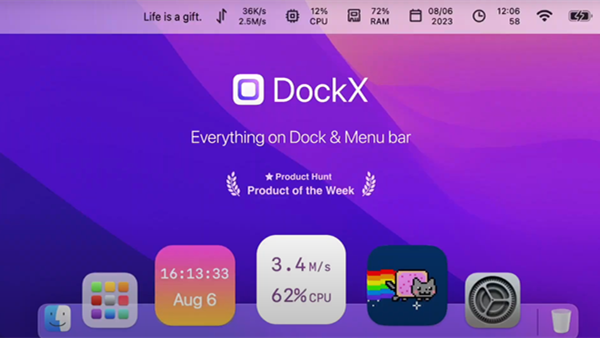 Unlock Professional Features with DockX for Free: Enhance Your Menu Bar and Dock